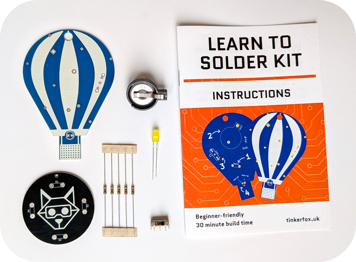 Hot Air Balloon Soldering Kit